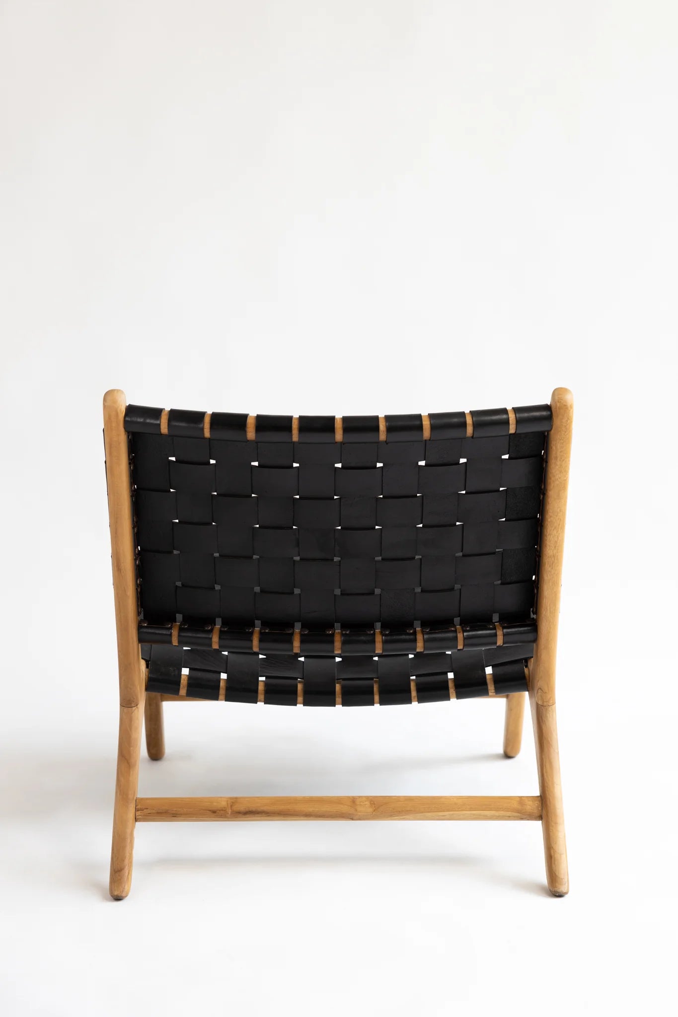 Block Leather Lounge Chair / ブロックレザーラウンジチェア