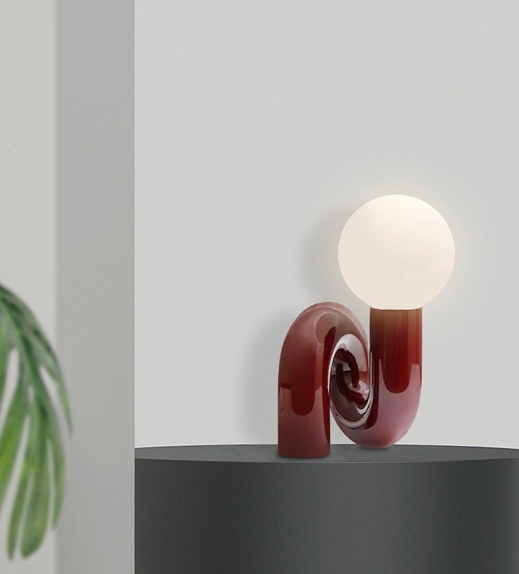 Glass Ball Table Lamp / ガラステーブルボールランプ - YOLO