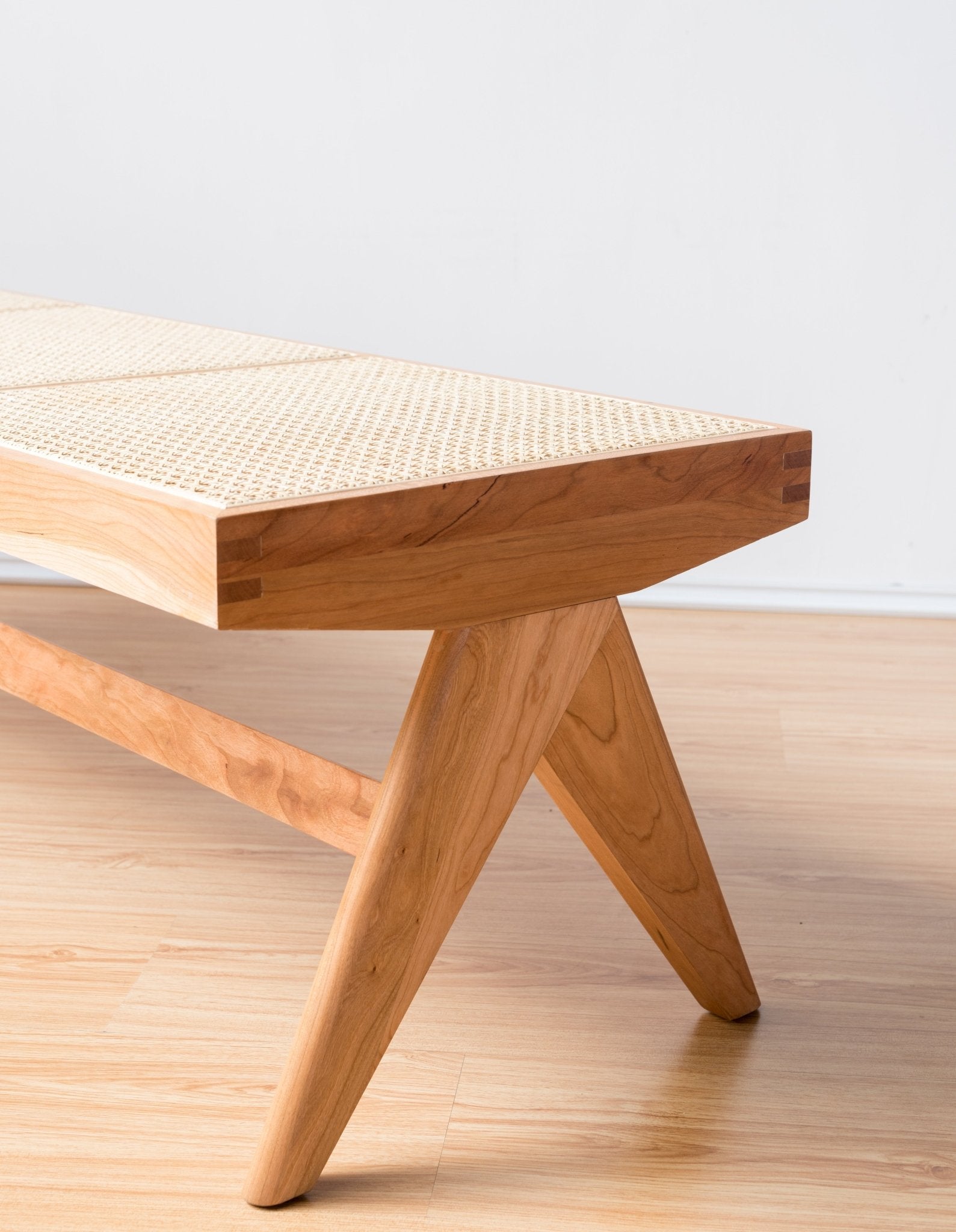 Rattan Bench Chair / ラタンベンチチェア - YOLO