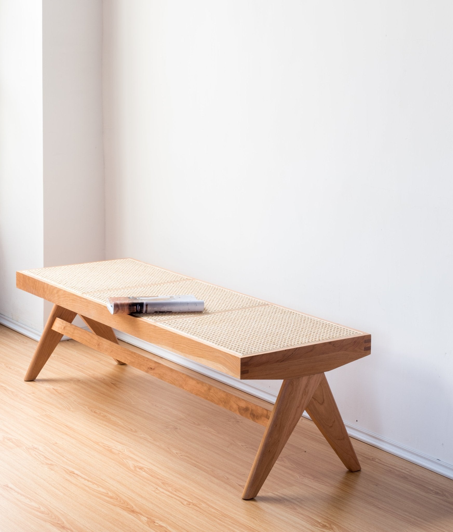 Rattan Bench Chair / ラタンベンチチェア - YOLO