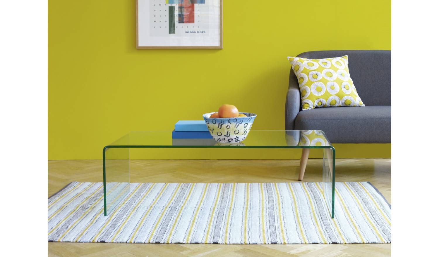 Glass Coffee Table / ガラスコーヒーテーブル