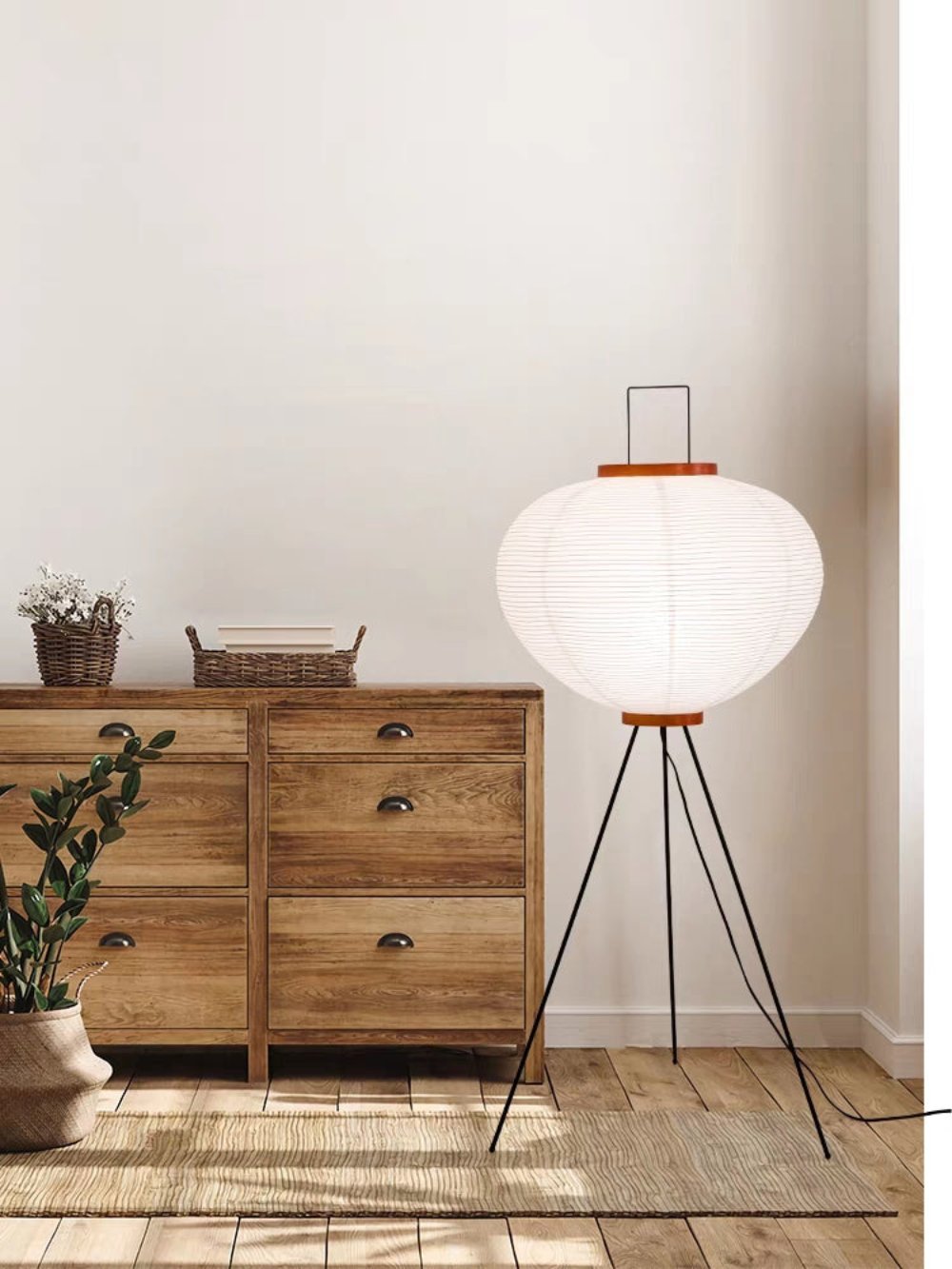 Warm FloorPaper Lamp / ウォームフロアペーパーランプ - YOLO