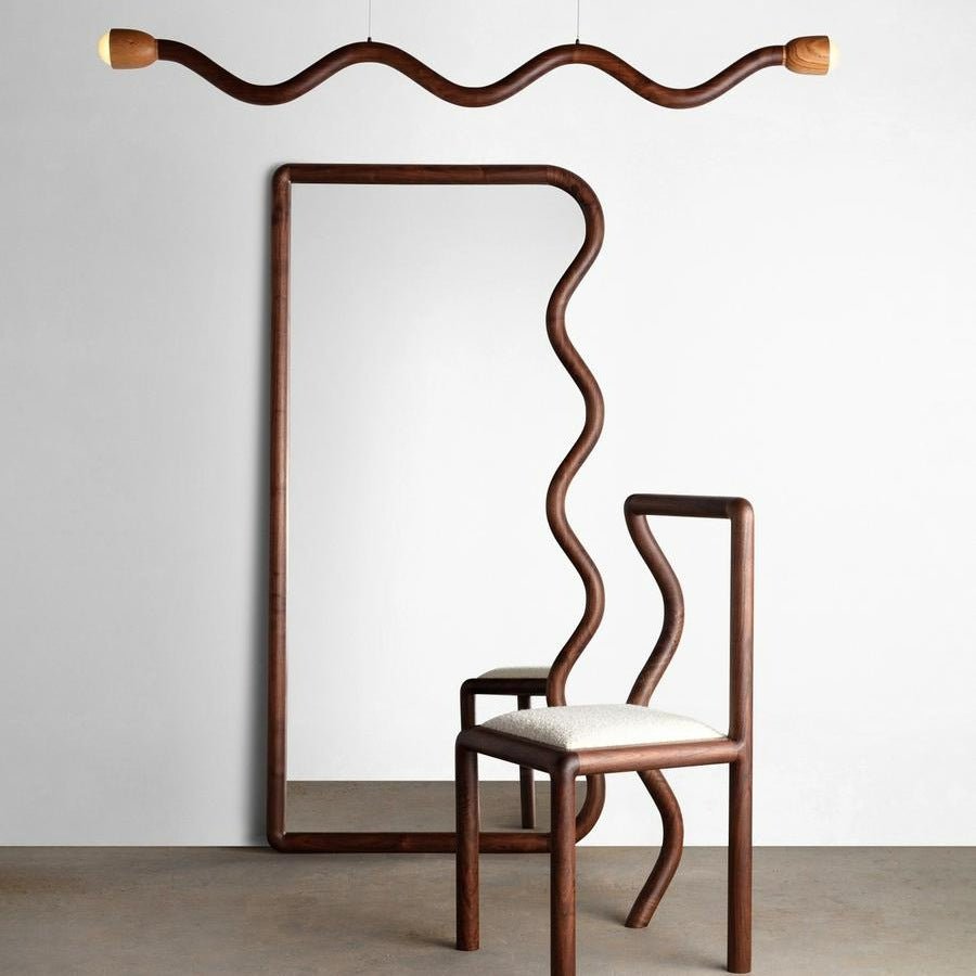 Wood Curve Mirror / ウッドカーブミラー - YOLO